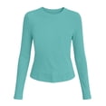 thumbnail image 5 of THDHVS Girls Long Sleeve Shirts,Modal Solid Color Long Sleeve T-shirt Thin Casual Base Layer Fashion Wear for Girls,Girls Tops Green 5-6 Years, 5 of 10
