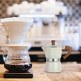 thumbnail image 4 of MIANGASTORE Cafetière à Main 1 Pce Cafetière Espresso Délicate (Blanc), 4 of 8
