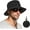 Black, variant on Waterproof Safari Hats, Lightweight Wide Brimmed Sun Protection Boonie Cap, Packable Bucket Hat, Explorer Jungle Bush Bucket Hat for Outdoor Hiking Fishing