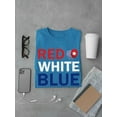 thumbnail image 3 of Red White Blue 4Th T-Shirt Men -Image by Shutterstock, Male 3X-Large, 3 of 4