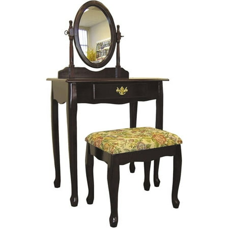Foremost Cherry Vanity - Ore International Cherry 3-Piece Vanity Set
