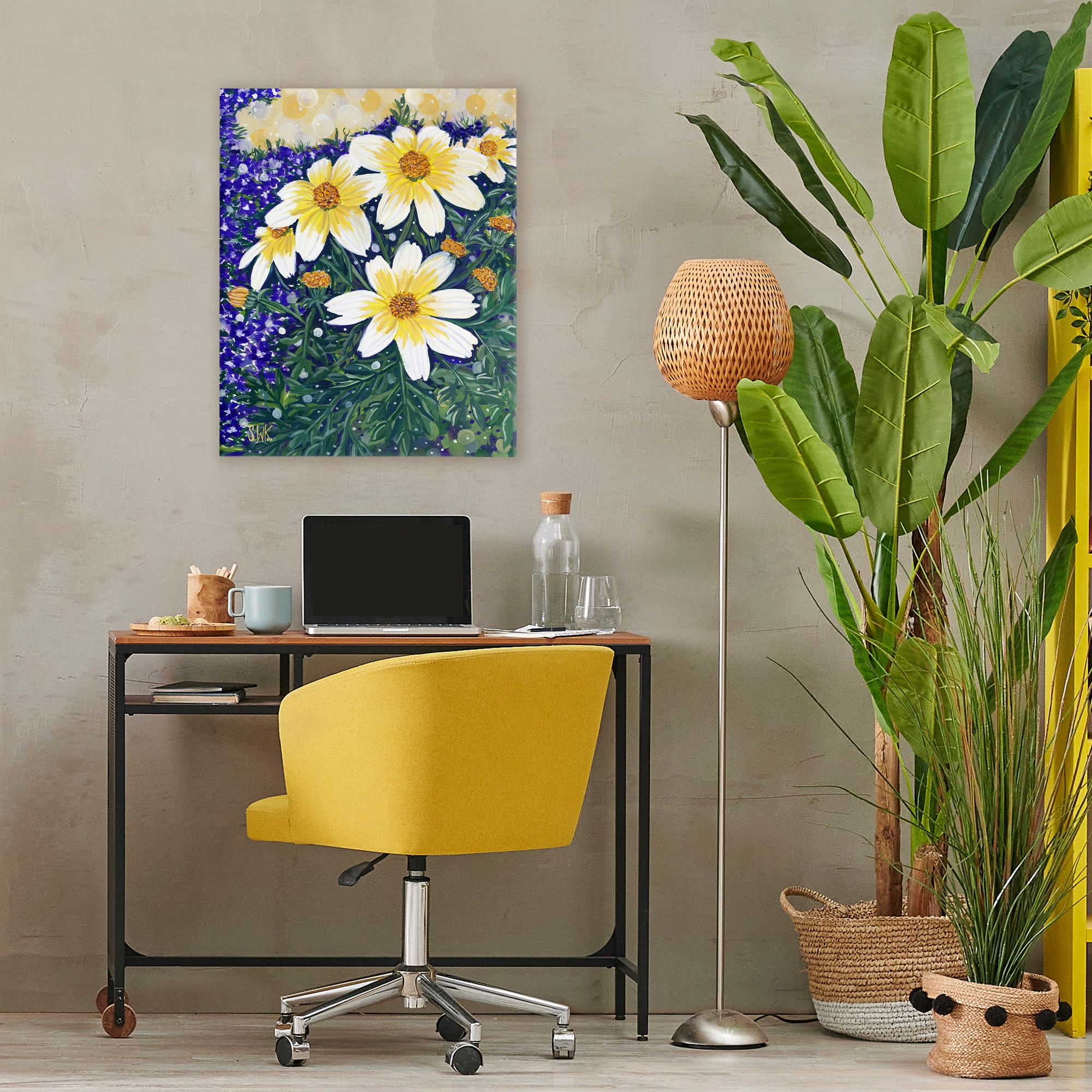 Stupell Industries Summer Garden Cosmos Canvas Wall Art, design by Sarah Waldron Kimball