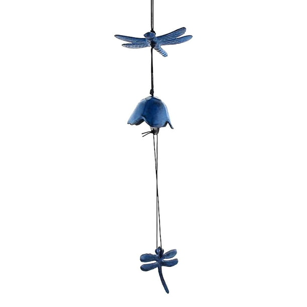 Campana de viento japonesa, campana de viento, de viento decorativa de libélula, de viento de hierro fundido para decoración de