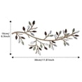 thumbnail image 3 of Metal Tree Leaf Wall Decor, 2 Pcs Vine Olive Branch Leaf Wall Art,A, 3 of 5