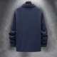 thumbnail image 5 of pstuiky camisas de manga larga para hombre, Camiseta de manga larga con botones y cuello vuelto de color liso para hombre salir tops l, 5 of 8