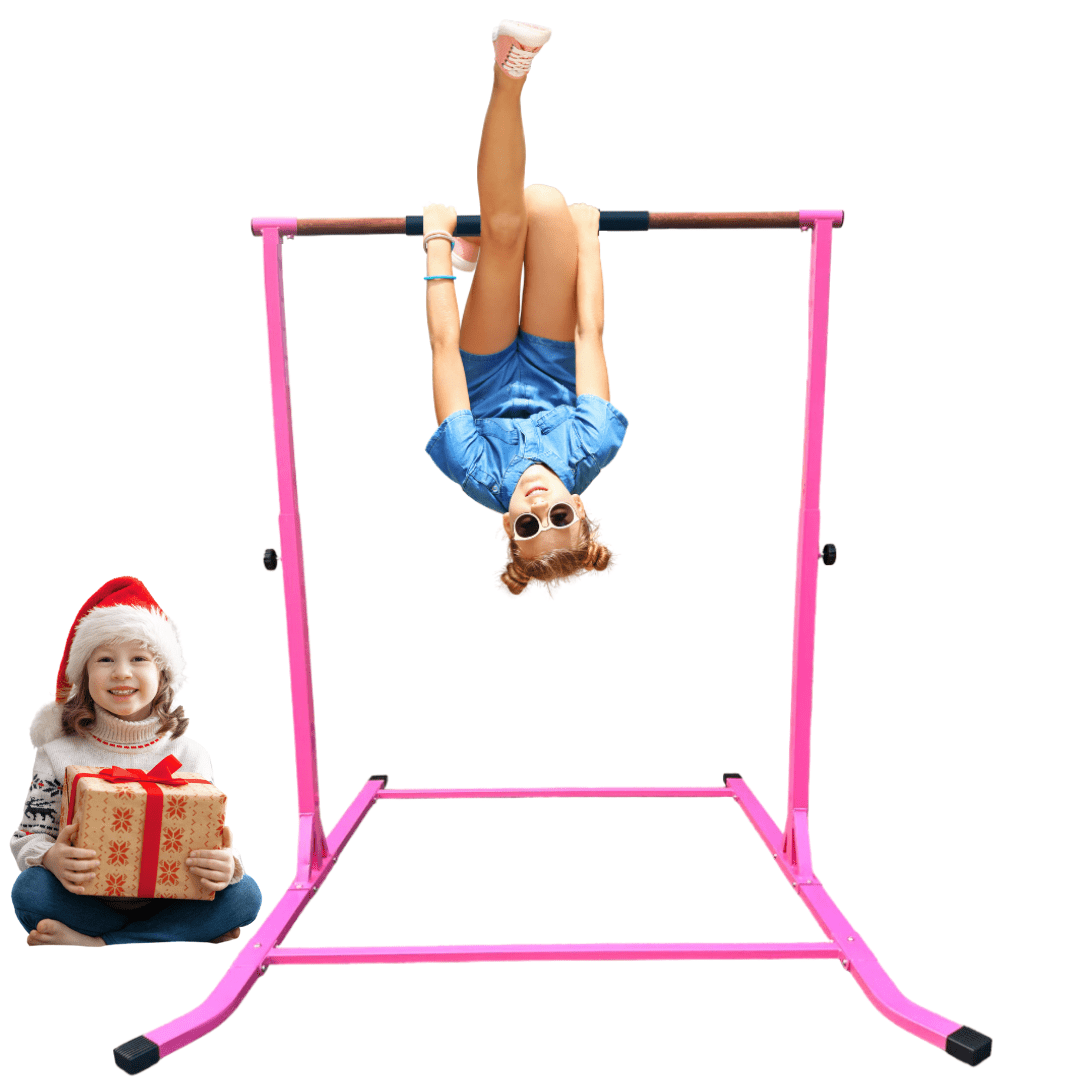 Barre Gym Barre De Gymnastique Pliable Extensible à Hauteur Réglable, Rose Barre Asymétrique Barre Gym Barre De Gymnastique Pliable Extensible à Hauteur Réglable, Rose Barre Asymétrique