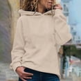 thumbnail image 1 of IMENGL Lightweight long sleeve hooded pullover, Yellow L, Size M-2XL, 1 of 5