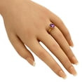 thumbnail image 2 of 18K Gold Over Brass Natural Amethyst - Brazil Ring s.6 Jewelry RM-1001 TGR1032_C_6, 2 of 6