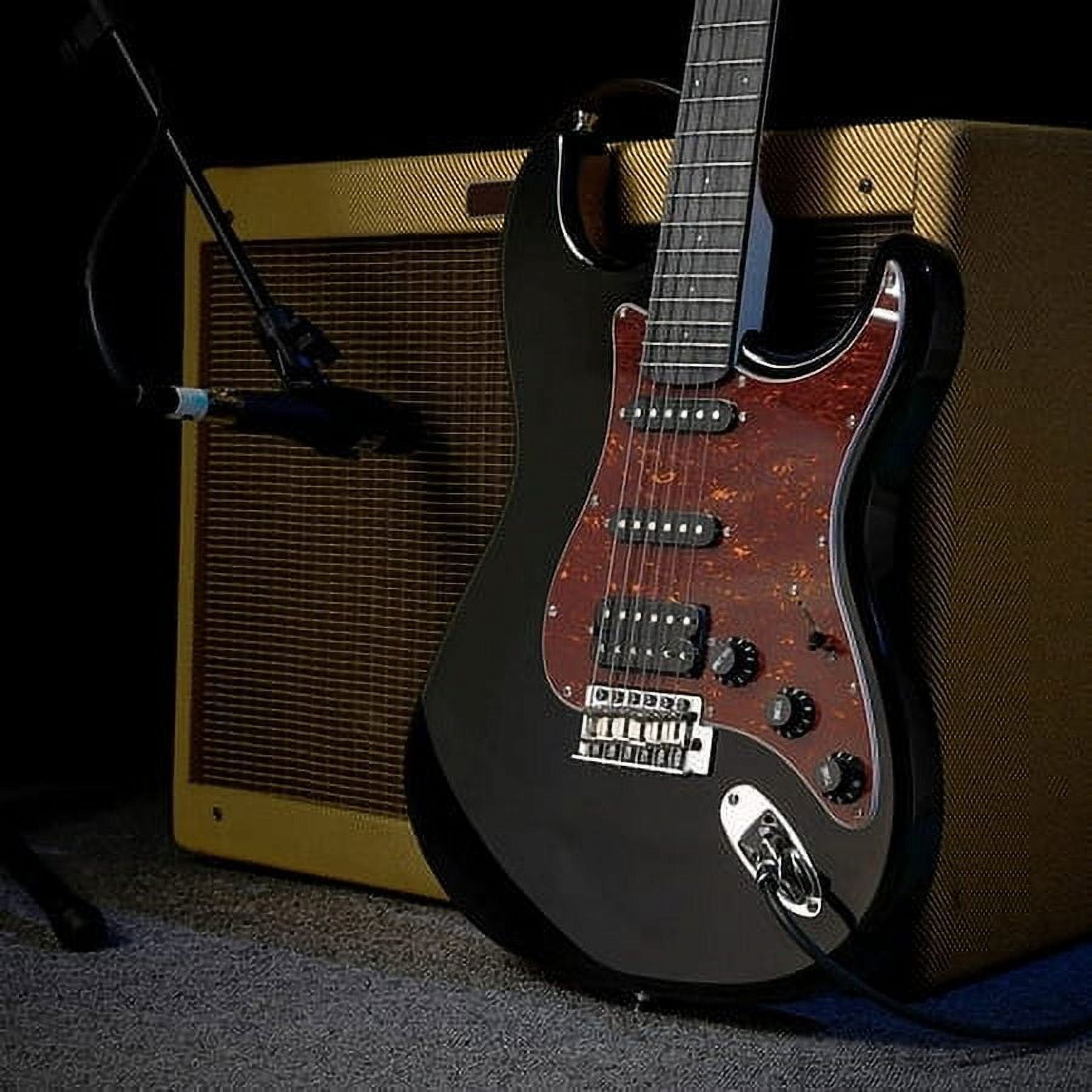 Donner 39 Inch Electric Guitar, ST Electronic Guitar for Beginner Intermediate, Red