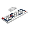 thumbnail image 3 of Havit KB830WB Dual-Mode Wireless Keyboard & Mouse Combo – 2.4GHz + Bluetooth 5.1 – White, 3 of 10
