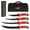 4 Knives and sharpener rod, variant on KastKing 5" Fillet & Bait Knife, G4116 Blade, Non-Slip Handle, Protective Sheath
