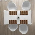 thumbnail image 3 of Ambesonne Halloween Place Mats Set of 4, Catstooth Pattern, Standard Size, Orange Black White, 3 of 4