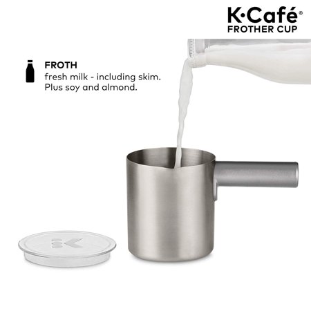 K-Café Milk Frother Cup for Keurig K-Café Coffee Makers - Nickel