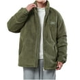 thumbnail image 2 of Puntoco Chaqueta Gruesa De Algodón Con Capucha Y Mangas Largas De Color Liso Para Hombre De Moda, 2 of 3