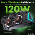 thumbnail image 2 of Altavoz Bluetooth portátil GearIt BOOM 120W IPX6, 2 of 8