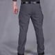 thumbnail image 5 of Pantalones largos para hombre, con botones, cremallera, informales, multibolsillos, deportivos, gruesos, 5 of 5