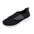 thumbnail image 2 of AUDeals Diabetic Shoes for Men and Women, Extra Wide Slip On Sneakers with Adjustable Closure for Swollen Feet (White, 9), 2 of 9