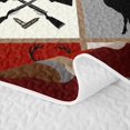 thumbnail image 5 of meiyoeat Wild Animal Deer Quilt King,For Men,Retro Farmhouse Camouflage Hunting King Coverlet Set For Kids,3 Pieces, 5 of 7