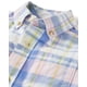 thumbnail image 2 of Camisa Gymboree para niños pequeños de manga larga con botones, azul, jeans 2T, 2 of 3