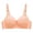Orange, variant on Double Support Wireless Lace Bra Full Coverage Wirefree Tagless Straps Everyday Wear, D, Black