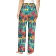 thumbnail image 3 of Daiia Hawaii Palms Women's Sleep Pant with Pockets and Drawstring,Pajama Pants-XX-Large, 3 of 9