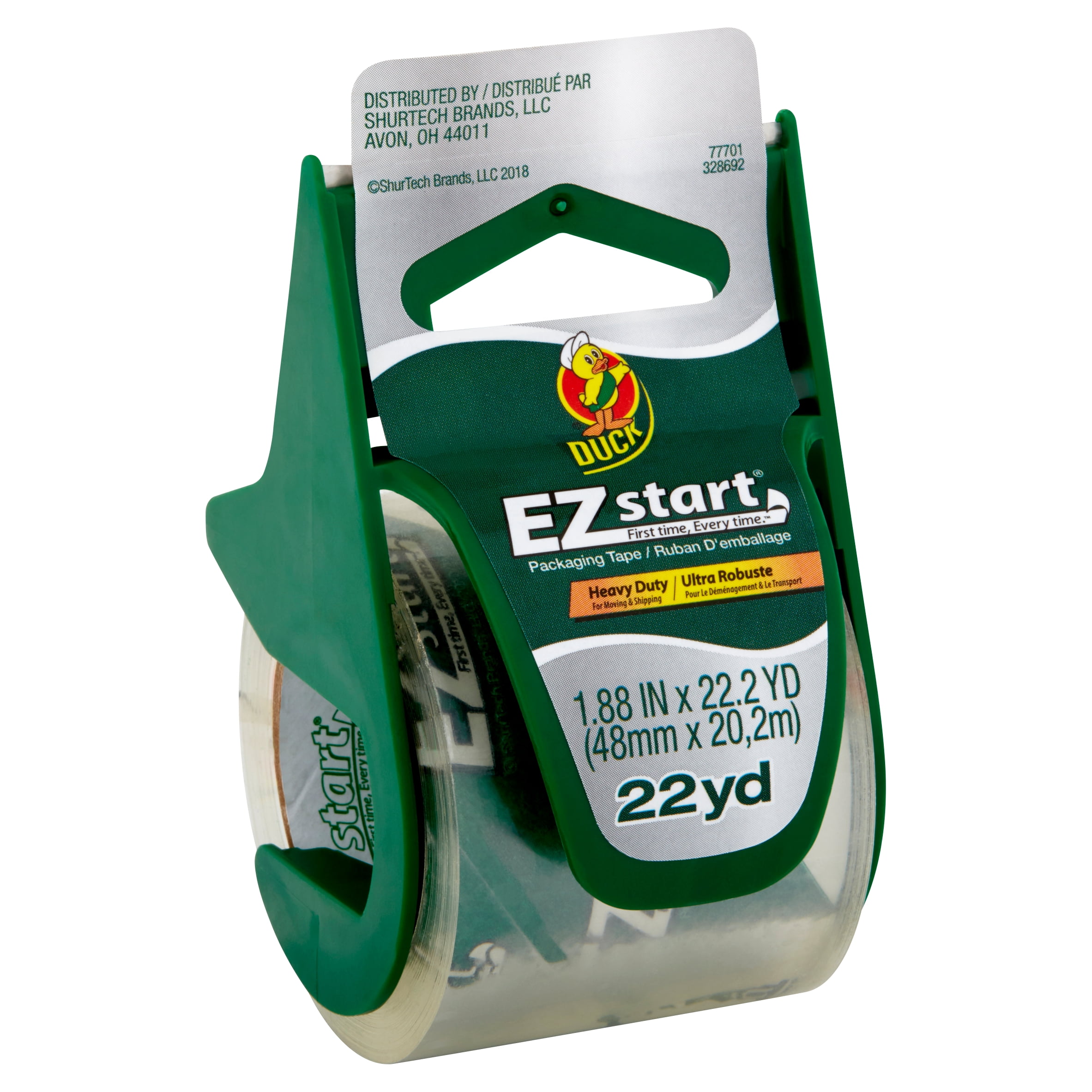 Duck EZ Start Frustration Free Packing Tape 4 Rolls Silent Tape Duck EZ Start Frustration Free Packing Tape 4 Rolls Silent Tape