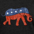 thumbnail image 3 of CafePress - Glitter Republican Elephant T Shirt - Womens Football Shirt, 3 of 4