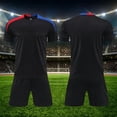 thumbnail image 2 of Boys Athletic Shorts Soccer Jersey Team Soccer Uniforms with Shorts Football Athletic for Out T Sports Black XS, 2 of 7