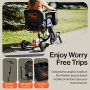 SuperHandy Folding Mobility Scooter Plus - 48V 2Ah Battery System, Lightweight,
