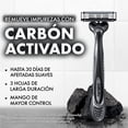 thumbnail image 2 of Rastrillo Gillette Prestobarba 3 Carbono con Carbón Activado y 3 Hojas, 8 pzas, 2 of 5