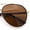 Gold Brown - Brown, variant on Mens Antiglare Polarized Lens Iconic Officer Metal Rim Pilots Sunglasses Silver White - Black