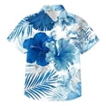 thumbnail image 7 of felwors Baby Boys' and Toddler Poplin Short Sleeve Button Down Shirt (14-15 Years, Navy), 7 of 7