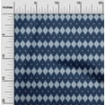 thumbnail image 1 of oneOone Viscose Jersey Fabric Argyle Style Ikat Print Sewing Fabric BTY 60 Inch Wide, 1 of 5