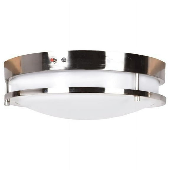 20466LEDD-CH-ACR 4.75 x 18 in. Solero Dimmable LED Flush Mount, Chrome & Acrylic Lens