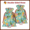 thumbnail image 2 of Naloa Cute Pineapples Drawstring Christmas Bags, 3D Xmas Gift Bags, Christmas Wrapping Bags, Xmas Goodie Bags, Treat Pouch Bags, Party Favor Bags-Medium, 2 of 9