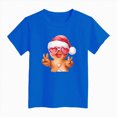 thumbnail image 4 of NOLDARES Christmas Cookie Shirt Toddler Girls Cookie T-Shirt Xmas Gifts Tee Tops Holiday Outfits,A607-Blue, 4 of 4