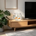 thumbnail image 4 of Plastic Fish Tank for Desktop, Clear Mini Aquarium with Hydroponics Basket for Living Room, Bedroom, Tabletop Ornament, Topliu, 4 of 6