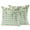 Light Green, variant on Watercolor Floral Outdoor Pillow Covers 24x24 Set of 2,Waterproof Patio Throw Pillowcase Protectors,Spring Flowers Leaves Botanical Green Plaid Decorative Pillow Shams Cushion Covers for Bed Couch