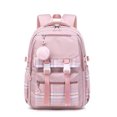 thumbnail image 1 of Guardurnaity Mochila escolar de tela, estilo mochila Demon. Capacidad, impermeable. Ideal para la escuela, viajes y camping. Mochilas Rosa, 1 of 6