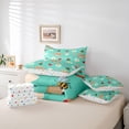 thumbnail image 6 of jejeloiu Kawaii Bear Loves 7-Piece Twin Bedding Sets,Cute Daisy Flowers Bedding Comforter Set,Rustic Bee Sheet Sets For Girls Kids,Microfiber Bedroom Decor Reversible, 6 of 8