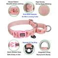 thumbnail image 3 of YUDOTE Martingale Dog Collars Escape-proof Anti-pull with Safety Quick Release Buckle for Narrow Head Canines Ease Walking,Medium,Floral-Pink, 3 of 9
