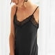 thumbnail image 3 of Gibobby Camisón de lencería Sexy para Mujer Día de San Valentín Camisón y satén para mujer, ropa dormir Sexy, vestido noche, negligés cortos(Negro,G), 3 of 5