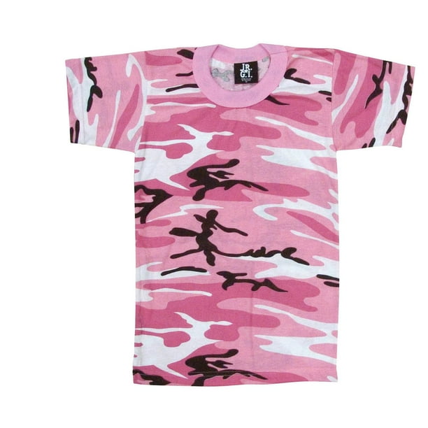 Rothco Boys Pink Camo TShirt, Medium