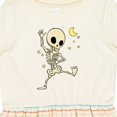 thumbnail image 4 of Inktastic Cute Dancing Skeleton Girls Toddler Dress, 4 of 5
