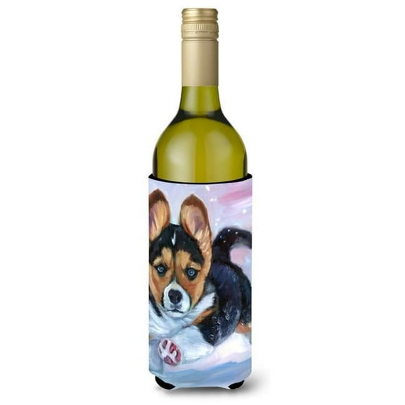 Puppy Chase Corgi Wine Bottle Beverage Insulator Hugger
