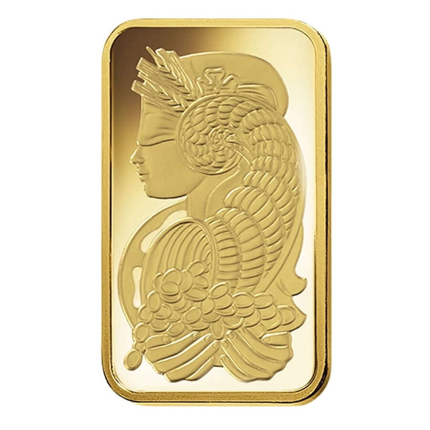 5 Gram Gold Bar PAMP Suisse Lady Fortuna Veriscan .9999 Fine (in Assay)