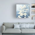 thumbnail image 2 of James Wiens 'Dogwood Blossoms I Indigo' Canvas Art, 2 of 4
