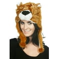 thumbnail image 1 of Simplicity Cartoon Animal Hat Plush Beanie Fleece Fluffy Hooded Cap Earmuff,Lion, 1 of 4
