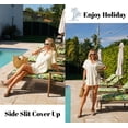 thumbnail image 2 of Vestido de playa con cuello en V AI'MAGE para mujer, color beige, 2 of 6