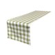 thumbnail image 1 of Camino de mesa LA Linen a cuadros de lino y poliéster 14 x 108 pulgadas blanco y manzana, 1 of 1